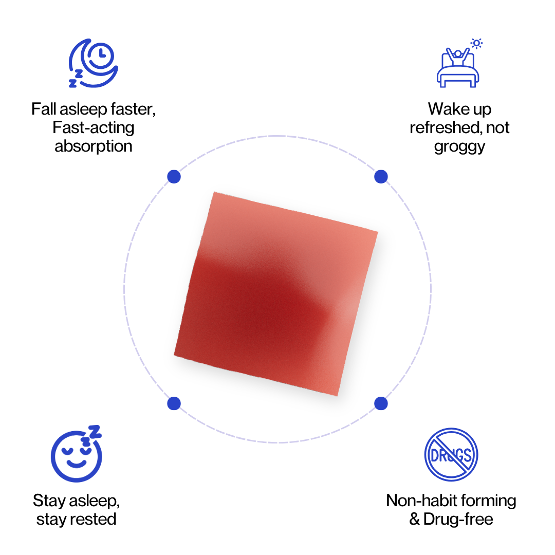 Dream Melts | Rapid Sleep Support, Fall Asleep Fast, No Grogginess