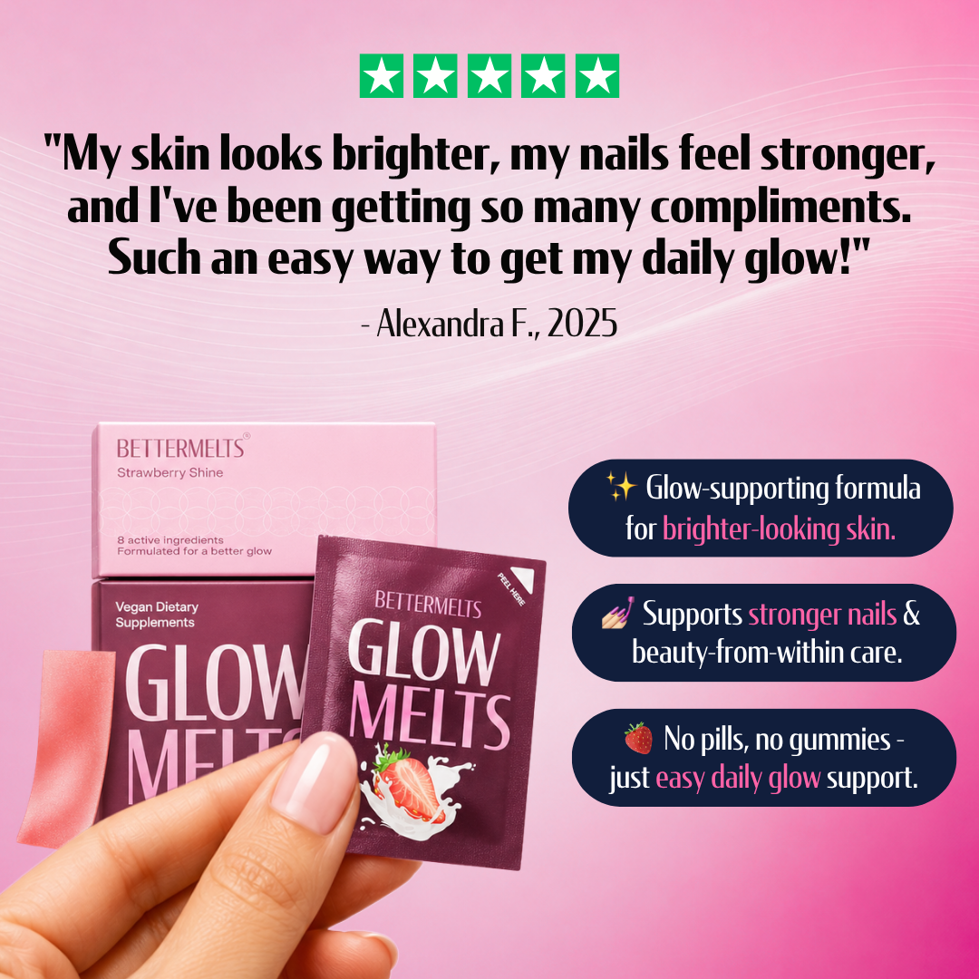 Glow Melts | Beauty Vitamins for Healthier Hair, Skin & Nails