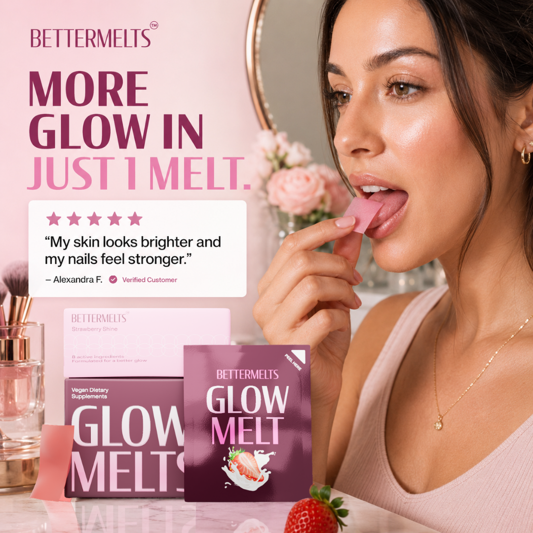 Glow Melts | Beauty Vitamins for Healthier Hair, Skin & Nails