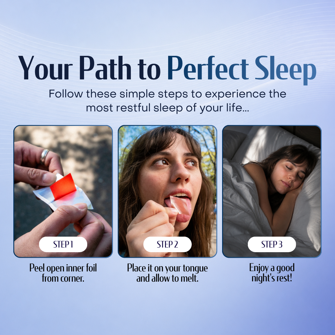 Dream Melts | Rapid Sleep Support, Fall Asleep Fast, No Grogginess