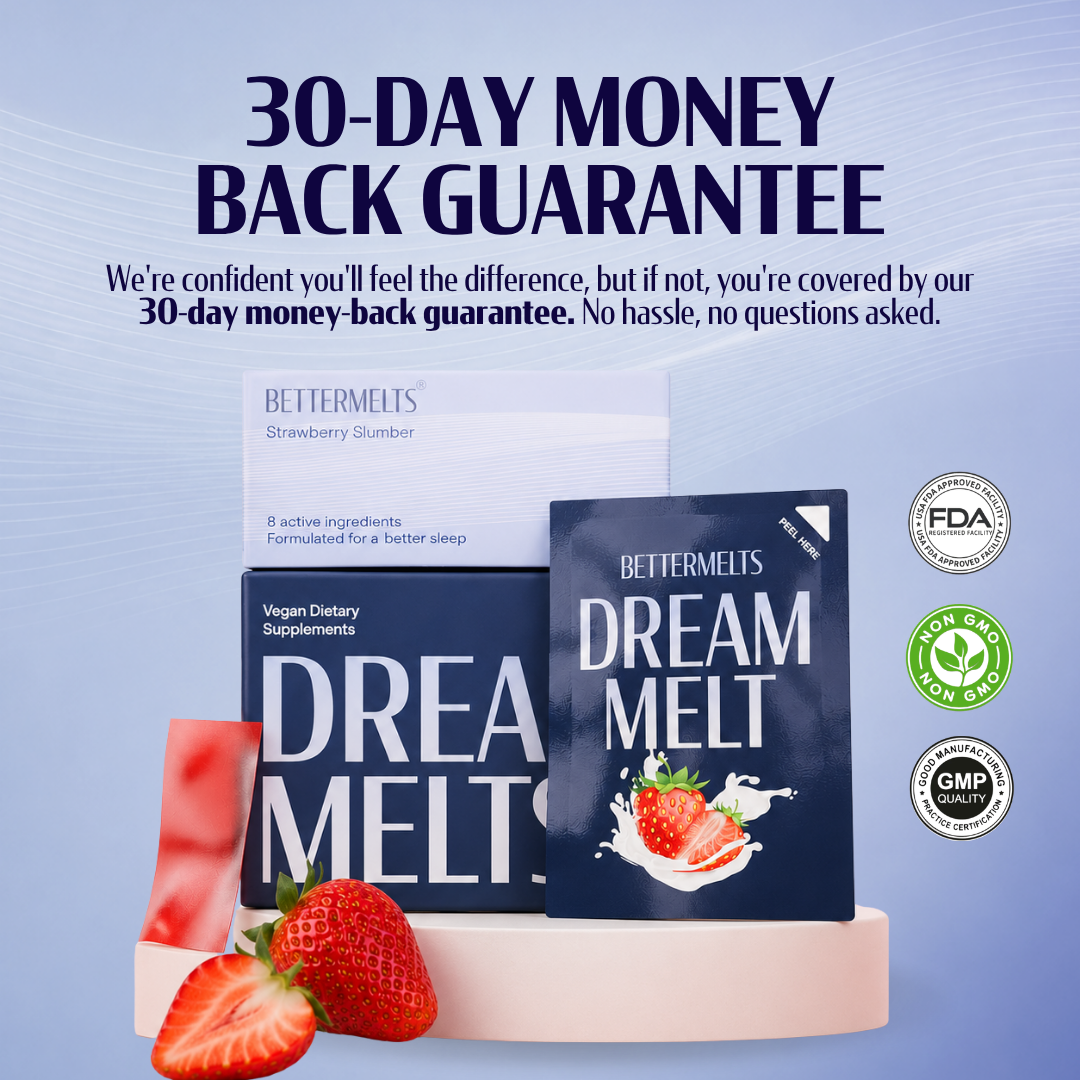 Dream Melts | Rapid Sleep Support, Fall Asleep Fast, No Grogginess