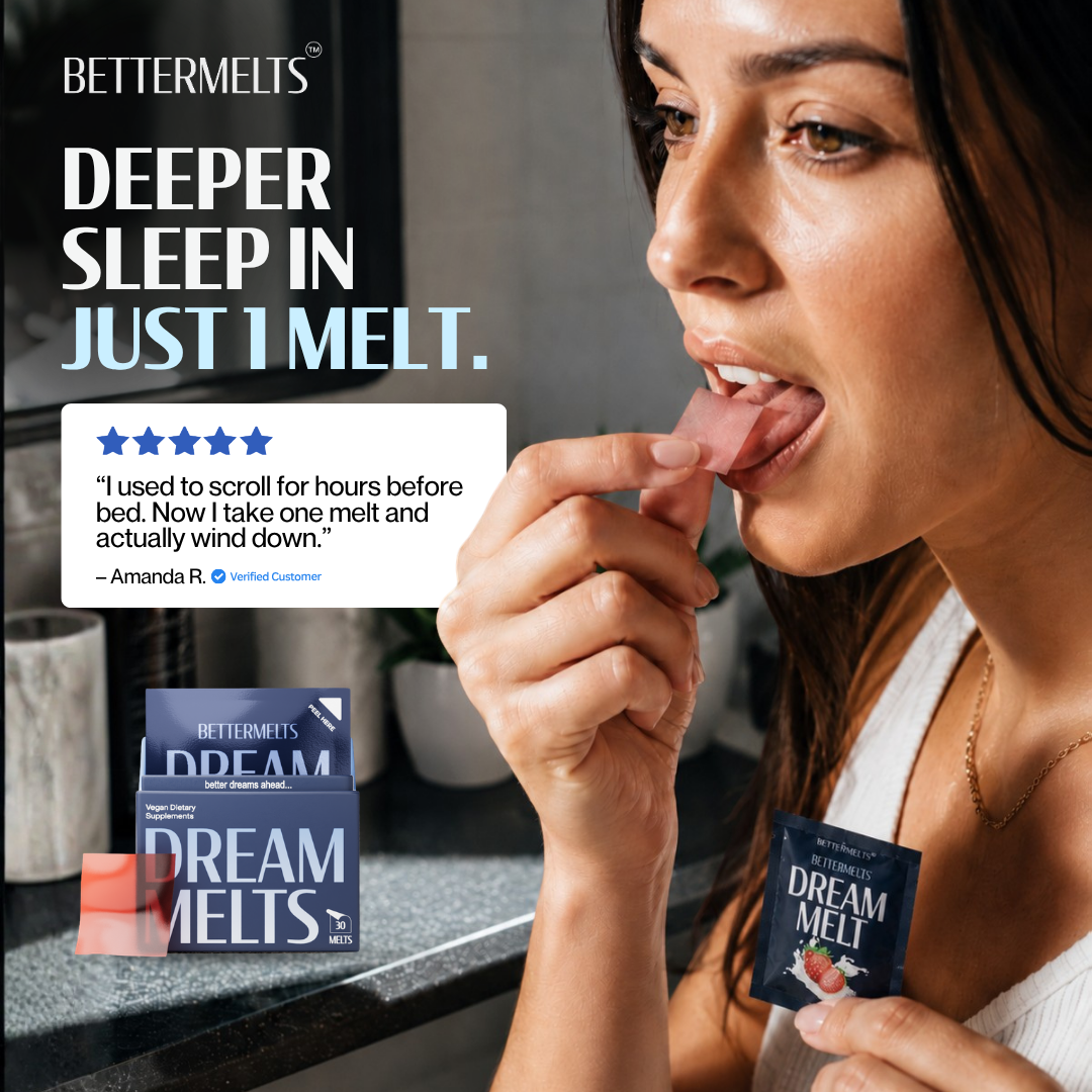 Dream Melts | Rapid Sleep Support, Fall Asleep Fast, No Grogginess