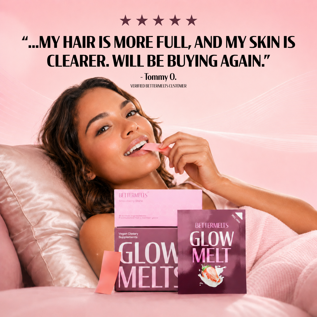 Glow Melts | Beauty Vitamins for Healthier Hair, Skin & Nails